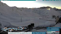 Vista sulla valle del Braulio dal passo Stelvio