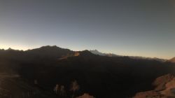 Vista del Monte Rosa dal Monte Marca