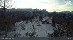 Pista La Crusc con l'omonimo monte m.2045