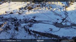 Passo San Pellegrino dall'alto