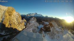 Webcam Da 2193 m. vista su Faloria e Monte Pelmo