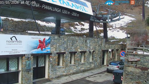 Alagna partenza cabinovia