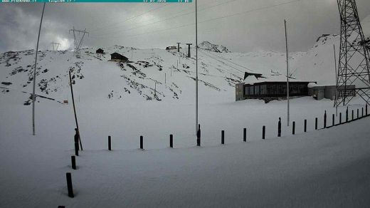 Passo dello Stelvio Dalla terrazza del Pirovano