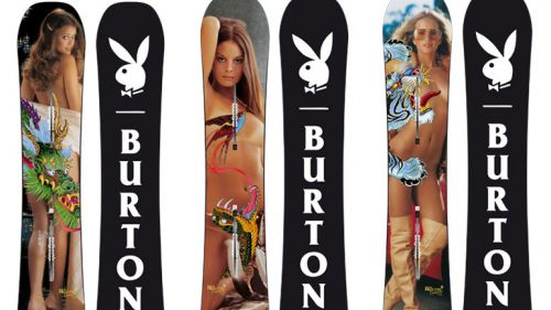 Le conigliette Playboy degli anni '70 e '80 sulle tavole Burton 2016