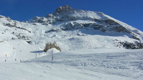 Testa grigia vista dalle piste Ostafa di Champoluc