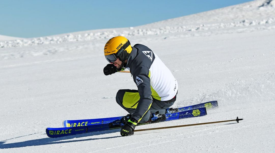 Giordano Magri al test di Salomon S/RACE Rush SL (2021)