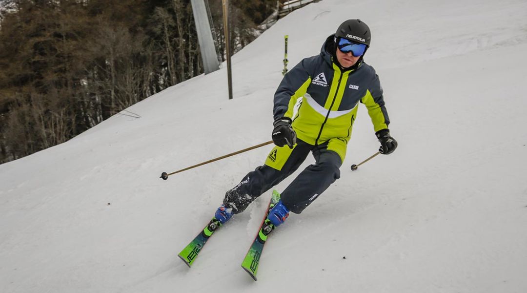 Christian Aldegheri al test di Elan GSX Fusion X (2021)