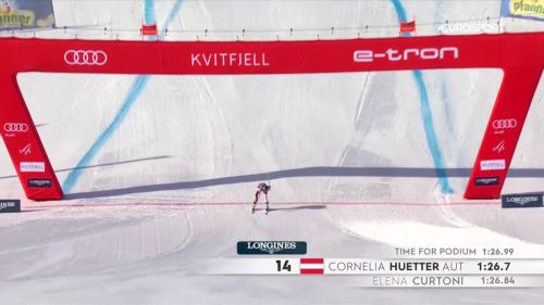 Super g kvitfjell - hütter trionfa per un centesimo! la disperazione di curtoni, che pregustava il successo