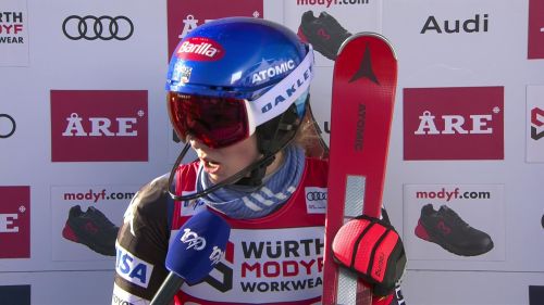 Shiffrin: 'ho vissuto le emozioni che speravo di vivere, il ginocchio è ok'