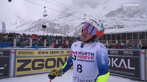 De aliprandini si conferma il miglior azzurro in gigante: la sua 2ª manche