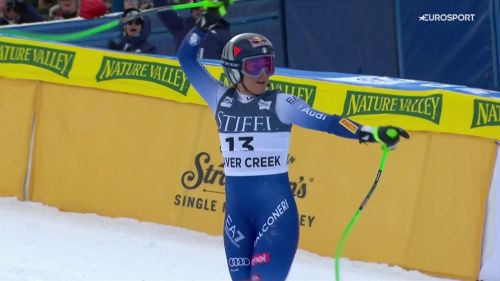 Sofia goggia si scatena e vince il super g di beaver creek, il video con il balletto all'arrivo 