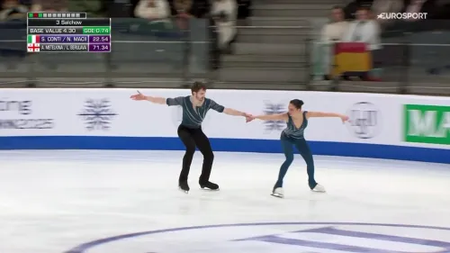 Conti-Macii, coppia dargento! Programma libero da urlo, il video