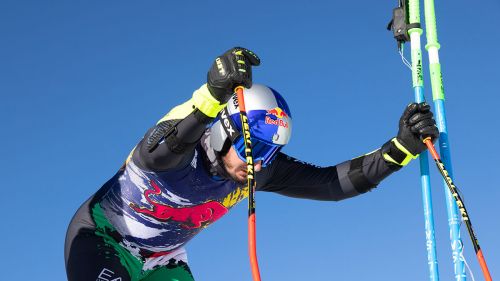 Dominik Paris   allenamenti in Alto Adige