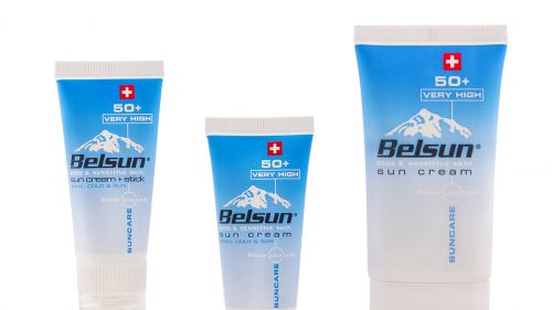 Per la protezione della pelle in montagna, ecco Belsun