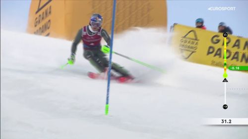 Pinheiro braathen domina la 1ª manche dello slalom di levi, il video