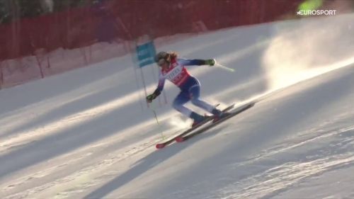 Brignone imprecisa è quarta nella prima manche del gigante di killington, il video