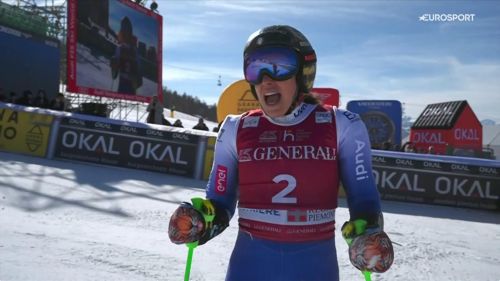 A sestriere federica brignone vince in gigante, il video della seconda manche