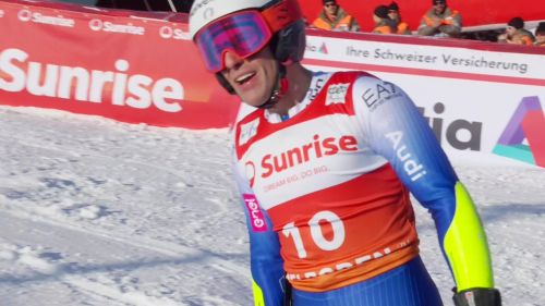 De aliprandini stellare nella 2° manche del gigante conquista il podio, il video