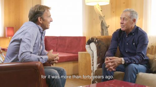 Paolo de chiesa a casa di gustavo thöni