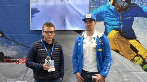 Stefano Gross in diretta dallo stand Neveitalia a Skipass