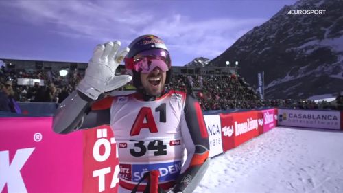 Hirscher rientra col pettorale 34 a solden e il pubblico è tutto per lui