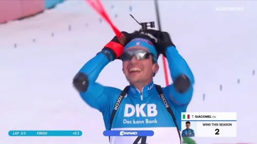 Tommaso Giacomel vince la Mass Start a Le Grand Bornand con una prova leggendaria! Gli highlights del successo in Francia