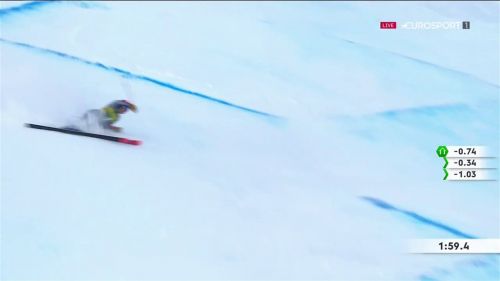 Brignone, errore e poi miracolo nella seconda manche del gs di courchevel