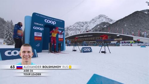 Non solo bolshunov! e' tripletta per la russia al tour de ski a dobbiaco.