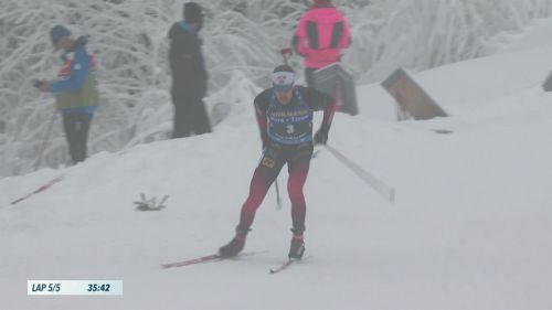 Laegreid vince l'inseguimento ad oberhof, lucas hofer buon quinto