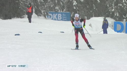 Staffetta mista dei mondiali di pokljuka. norvegia oro, vedi l'arrivo di roeiseland