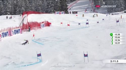 Luca de aliprandini chiude il gigante di lenzerheide con un quinto posto