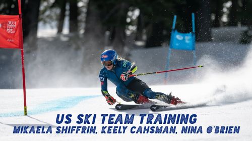 Mikaela shiffrin, keely cashman, nina o'brien - u.s. alpine ski team training