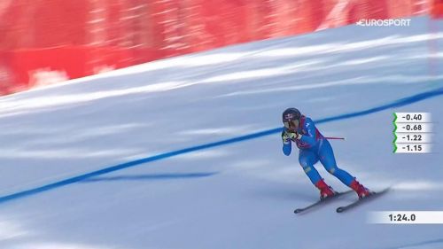 Sofia goggia fa un altro sport, sua la discesa di lake louise - sci alpino, coppa del mondo 2021/2022