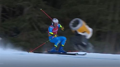 Luca de aliprandini chiude quinto in alta badia, rivivi la sua seconda manche - sci alpino, coppa del mondo