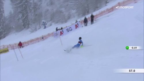 Vinatzer cade e manda in fumo la gara, ryding esulta per la vittoria