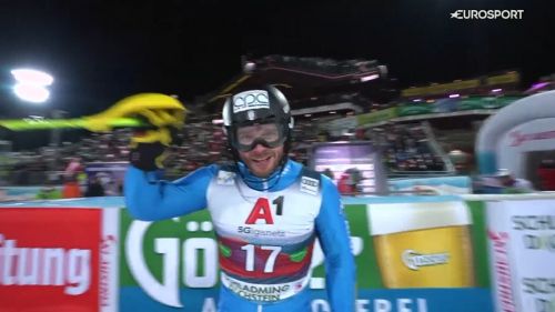 Giuliano razzoli è in formissima, seconda posizione a schladming dopo la prima manche - sci alpino