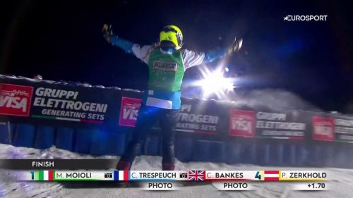Snowboard cross, michela moioli vince a cortina prima delle olimpiadi