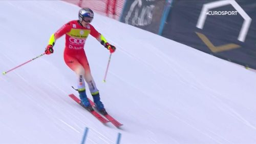 Odermatt ingiocabile nella prima manche del gigante di soldeu, avversari dispersi