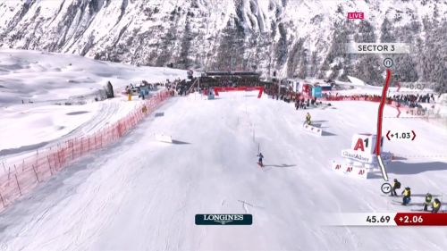 Vinatzer non brilla, ma è il primo degli italiani: rivedi la prima manche