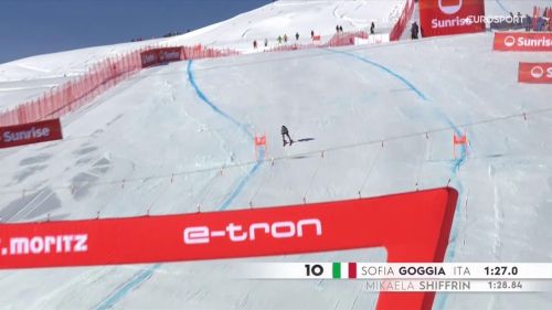 La discesa di sofia goggia a st moritz. la vittoria sfuma per poco: riguardala
