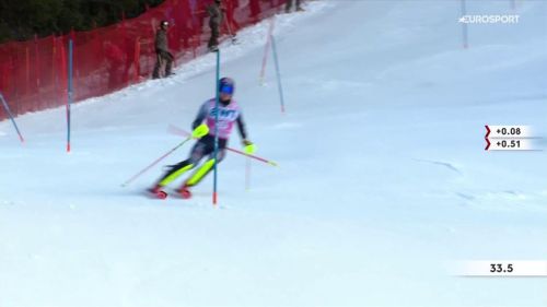 Vinatzer il miglior azzurro in prima manche: 4° davanti a sala