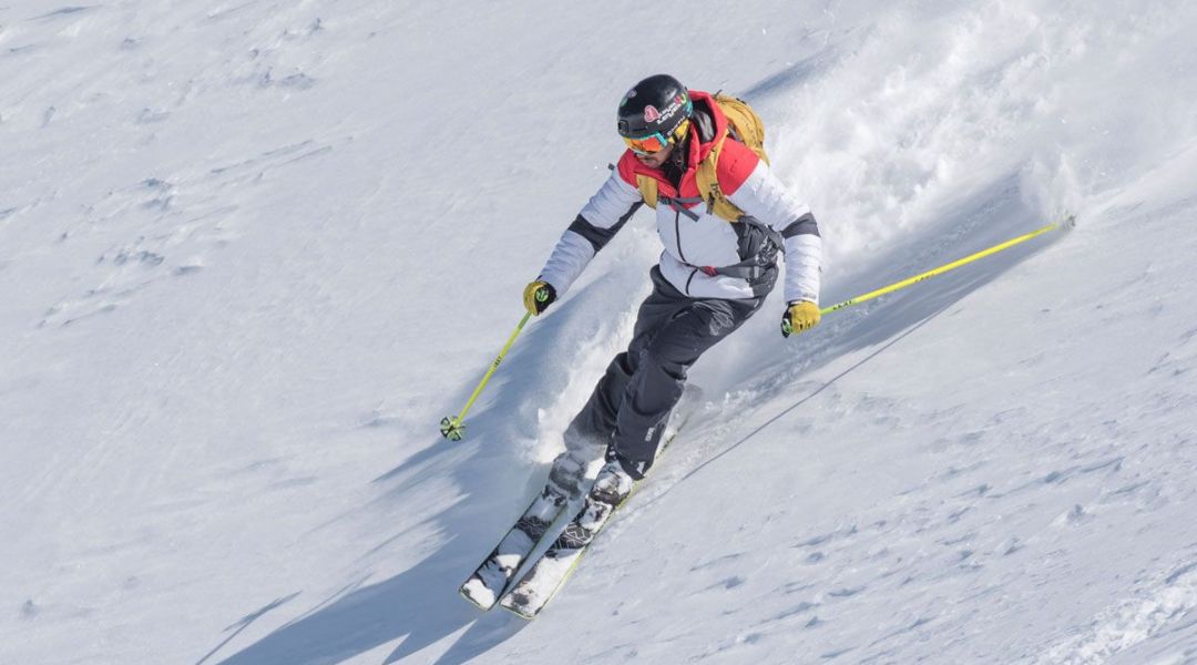 Nicola Sertorelli al test di Blackcrows Daemon (2018)