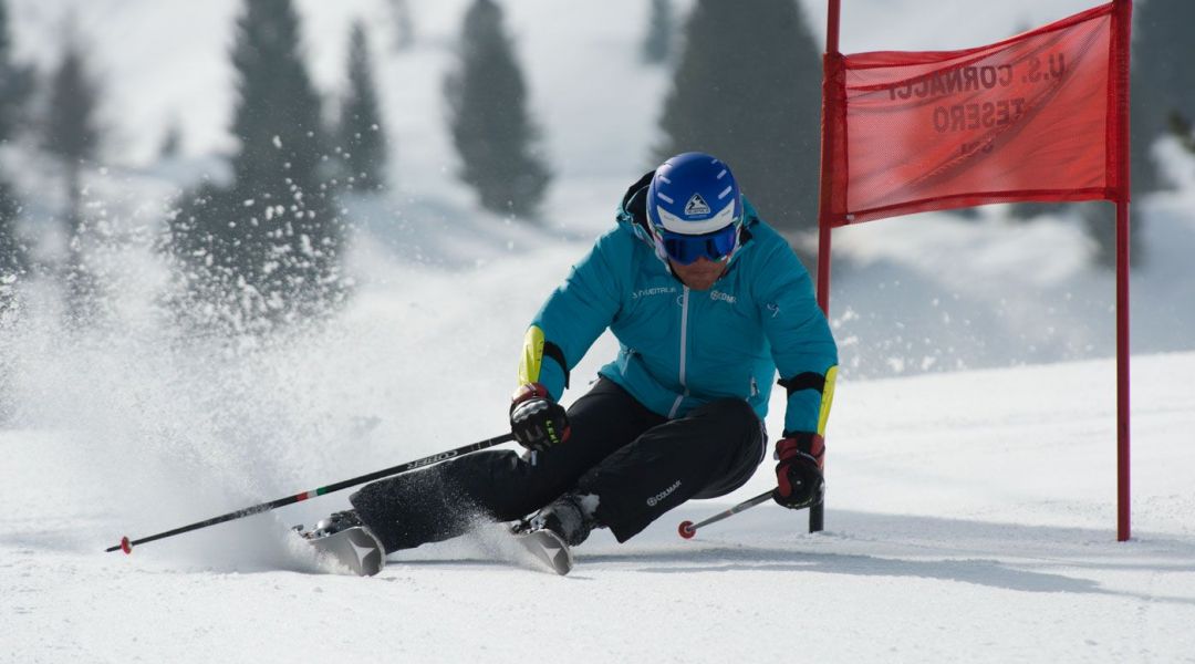 Stefano Belingheri al test di Atomic Redster Doubledeck 3.0 GS (2015)