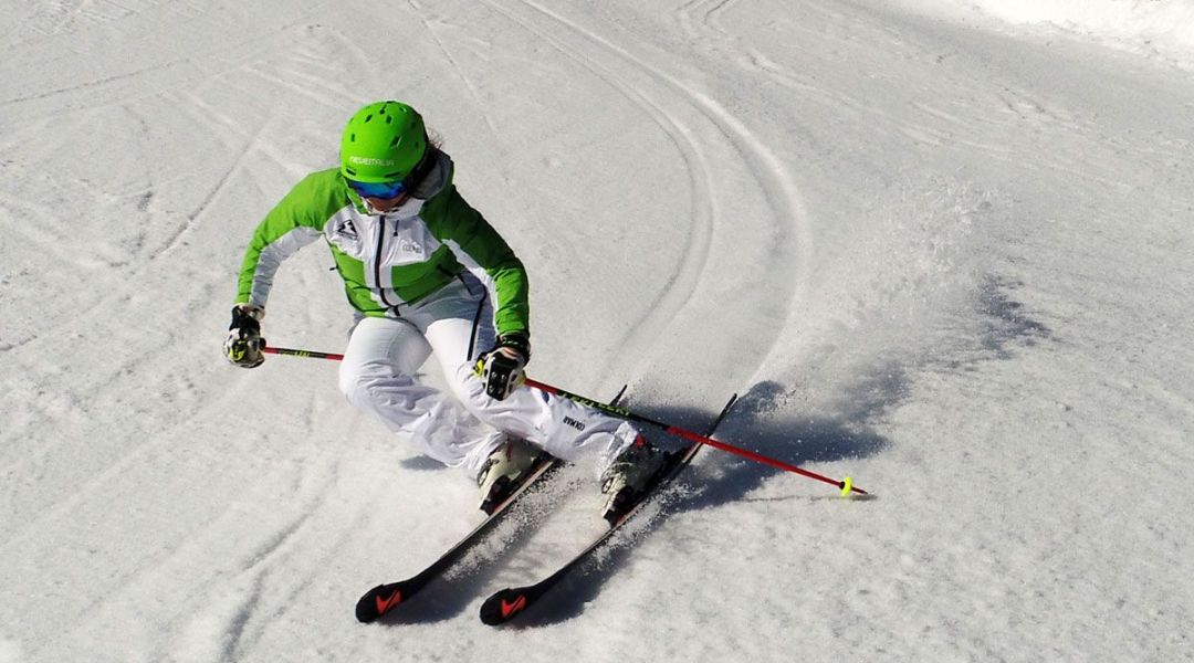 Isabel Anghilante al test di Blizzard SRC Piston (2018)