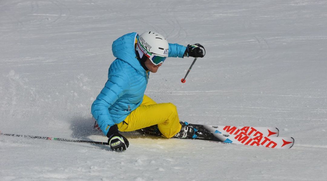 Stefano Belingheri al test di Atomic Redster TR (2017)