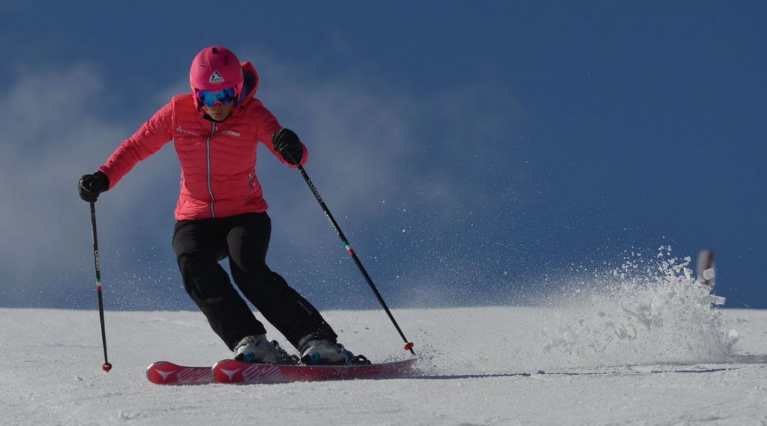 Carolina Ponato al test di Atomic Redster doubledeck 3,0 SL (2017)