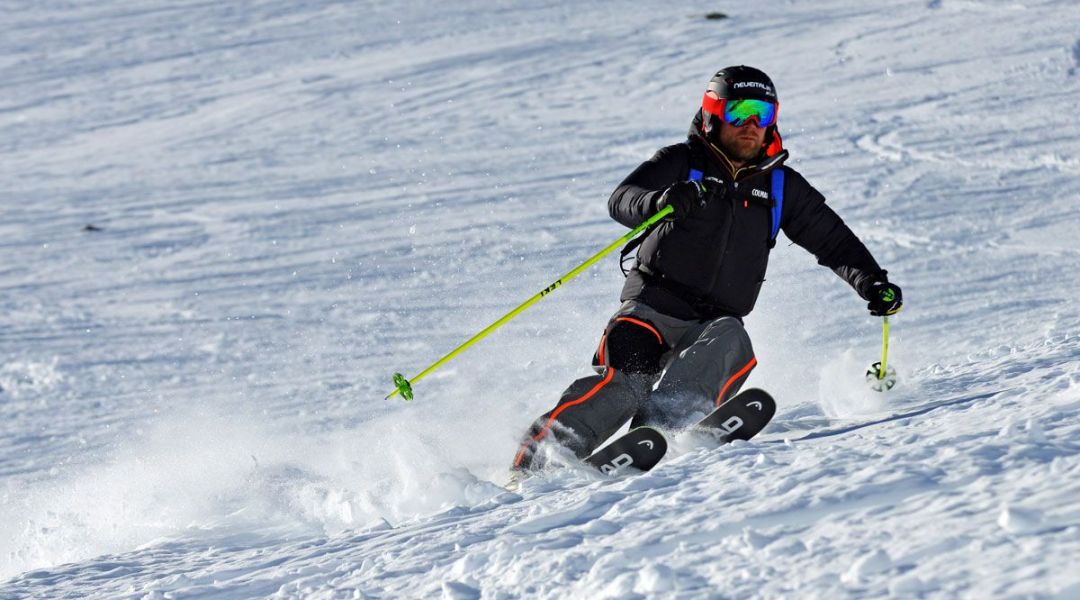 Rolando Bertolina al test di Head Kore 105 (2019)