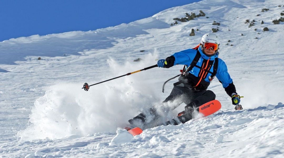 Paolo Pernigotti al test di Elan Ripstick 96 (2019)