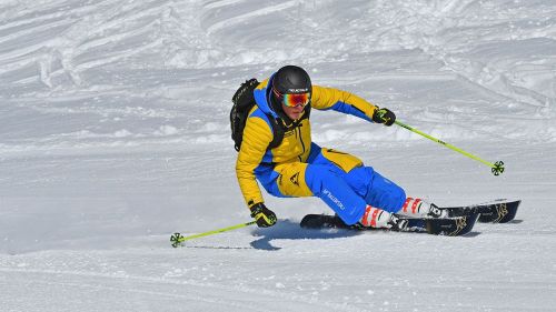 Giulio Ostinelli al test di Salomon QST 99 (2020)