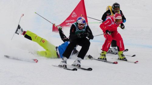 skicross incidente
